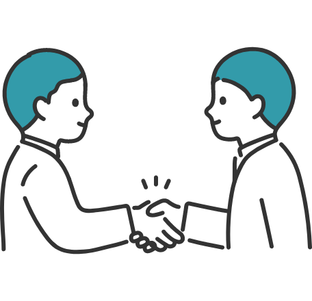 タッグを組んだ図